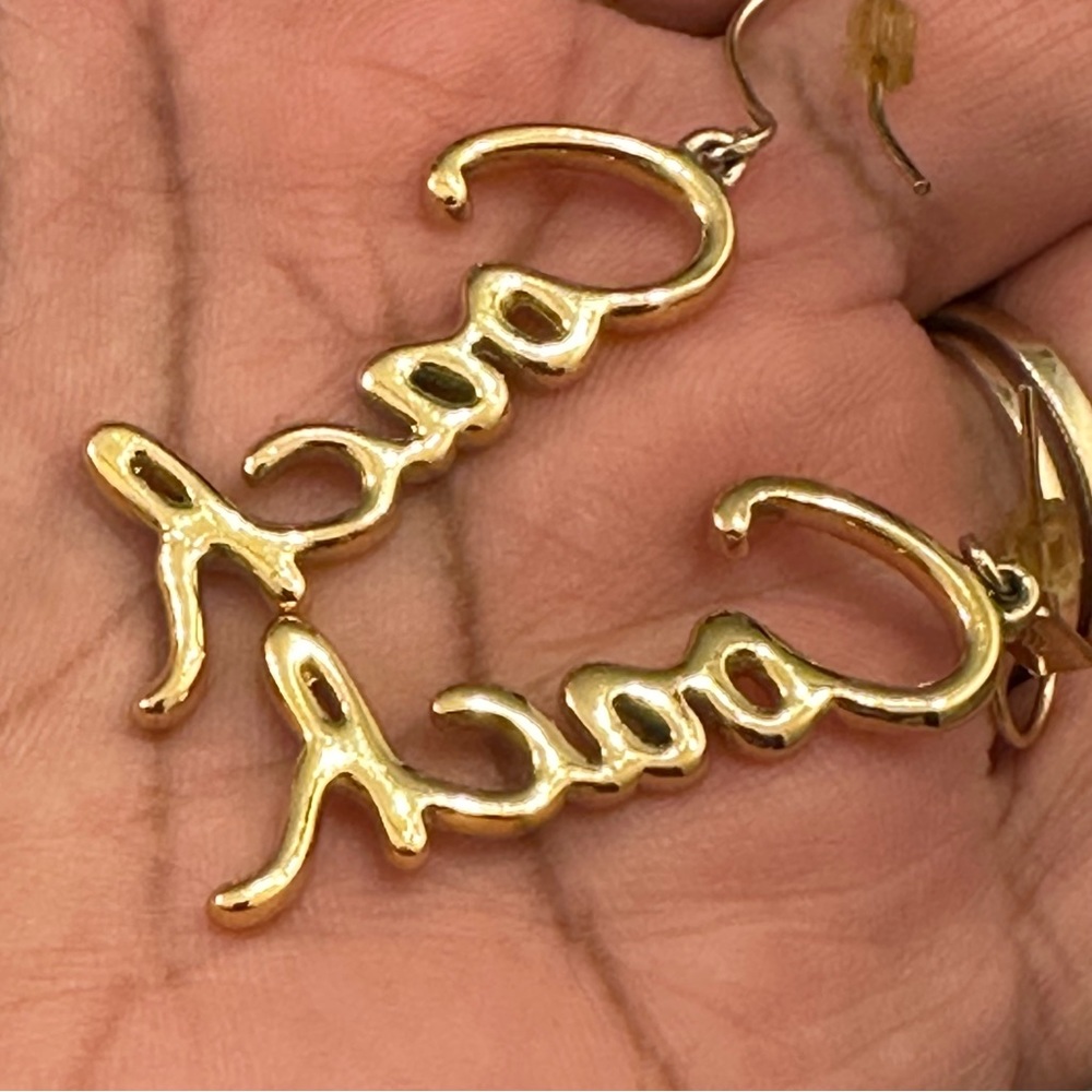 Coach Signature Earrings - Picture 4 of 7